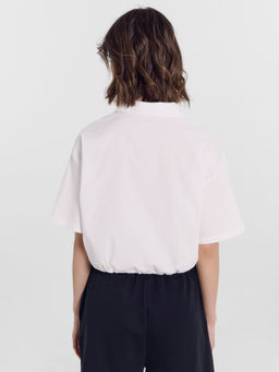 Поло женское в белом цвете белый 112964/1 - Mark formelle фото 4