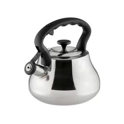 Чайник нержавеющая сталь 2.8 л со свистком зеркальный нейлон индукция GS-04052A (48019 /DANIKS/