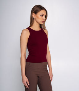 Майка #ОКТ1648, бордовый - Dommod фото 2