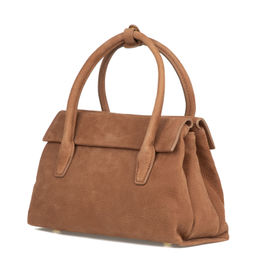 5105 brown, Женская сумка из нубука, Barcelo Biagi