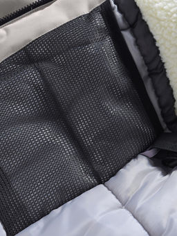 Парка зимняя подростковая для девочки с капюшоном бежевого цвета 9538B - Valianly фото 19