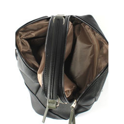 Сумка женская искусственная кожа ADEL-225, 2отд+плеч/рем, черный/олива флотер 257997 - Adelia фото 3