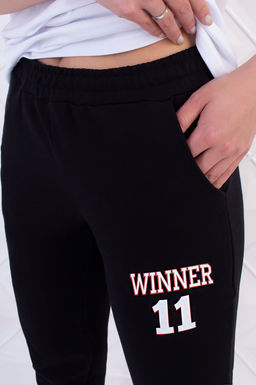 Арт. 21364 Костюм с брюками женский 42-50 (5 шт) Цвет:верх- белый, низ- черный - Калинка фото 9