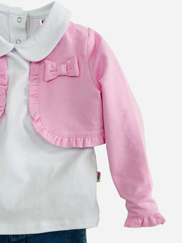 Джемпер (болеро) UD 2166 розовый - Mini maxi фото 3