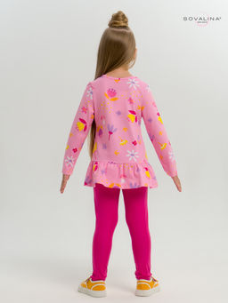 Костюм Алиса цветы барби-фуксия - Sovalina фото 28