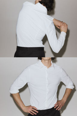 Camisa Cooling Four-way stretch Slim Fit - H&m фото 8