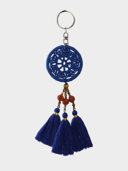 Брелок «Ловец снов», 19 см, синий