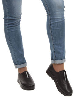 03-5303 BLACK Полуботинки женские (натуральная кожа)