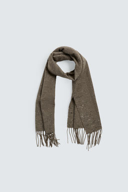 TEXTURED BOTONATO SCARF - Zara фото 2