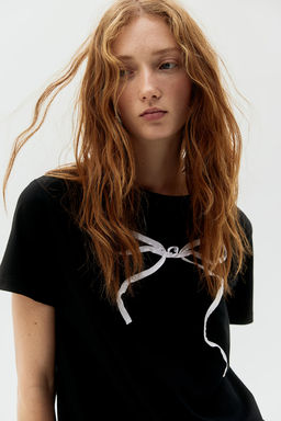 Camiseta con motivo decorativo - H&m фото 3