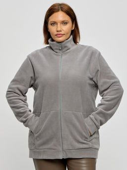 Толстовка женская из флиса Скарлет светло-серый - Амадэль фото 7