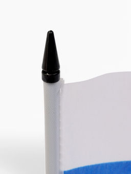 Флаг России, набор 6 штук, 14×21 см, флагшток 33.5×6.4 см, полиэстер