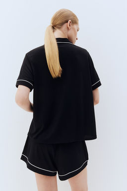 Camisa y pantalon corto de pijama - H&m фото 5