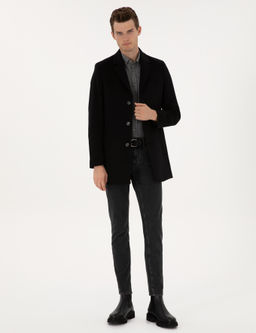 Siyah Ex. Slim Fit Ka_e Kaban - Pierre cardin фото 4
