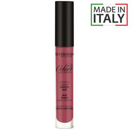 DEBORAH Помада для губ матовая Fluid Velvet Mat тон 08 классический лиловый, 4.5 г