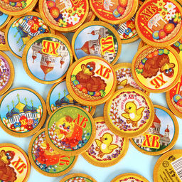 Медаль 4,5 г (УТ2516) ХВ вес 4,5 г (Шоколадный Мир)