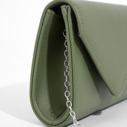 Сумка-клатч на клапане, цвет зелёный - Simaland фото 5