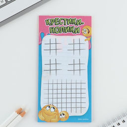 Блок для записи с отрывными листами, 30 л Крестики - Artfox фото 2