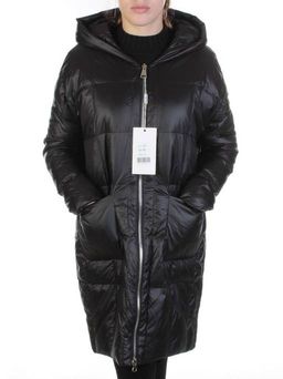 8808 BLACK Пальто женское демисезонное (100 гр. синтепон) - Fashion фото 2