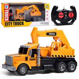 Машина "Экскаватор" р/у, 27 MHz, в коробке