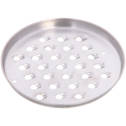 Миска из нержавеющей стали 2л на силиконовом основании 22см с 3-мя насадками-терками