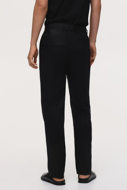 Pantal?n de traje en lino Slim Fit - H&m фото 10