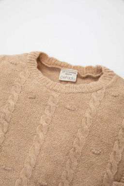 Кардиган с круглым вырезом для маленьких девочек - Defacto фото 2