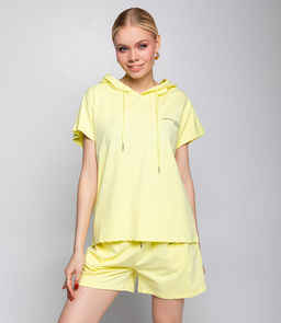 Спортивный костюм #КТ3885, светло-жёлтый