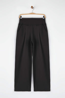 Siyah F?rcal? Soft Kumas Orme Spor Esofman Alt? THMAW26EA00003