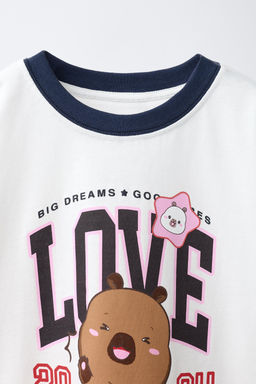 CAMISETA ESTAMPADAO CAPYFUN VARSITY / Blanco - Zara фото 3