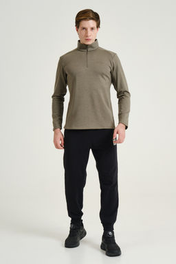 Лонгслив утепленный Зеленый