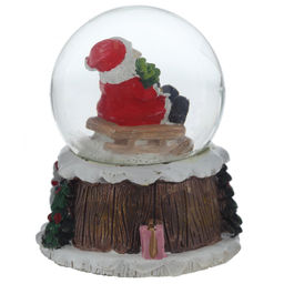 Фигурка декор в стекл шаре "Дед Мороз", D 4.5 см, L5 W5 H6,5 см, 2в.