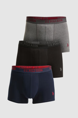 Erkek Lacivert 3l_ Boxer Tak_m_