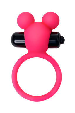 Виброкольцо на пенис A-Toys by TOYFA Pikle, силикон, розовое, 6,9 см, 3,1 см