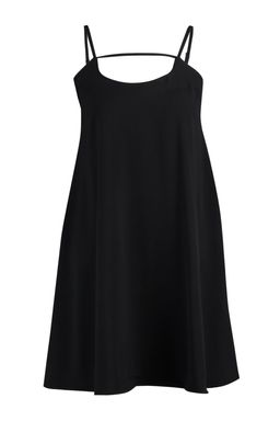 TRENDYOLMILLA Siyah Rahat Kesim Ask?l? Yaka Detayl? Mini Dokuma Elbise TWOSS22EL00594