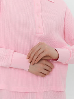 Джемпер домашний женский розовый