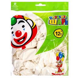 Воздушные шары латексные 12", пастель, 100 шт.