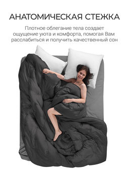 Одеяло Cloud Graphite 200х220 теплое 300г/м2 ЕС-5889 - Espera фото 4