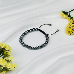 Браслет регулируемый из Гематита от 18 см - Радуга самоцветов фото 2