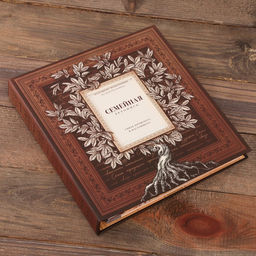 Родословная книга с рамкой под фото Семейная летопись, 22,5 х 23,7 см - Семейные традиции фото 10