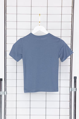 Indigo Erkek Cocuk %100 Pamuk Dinozor Desenli Regular Kal?p K?sa Kol Orme T-Shirt TKDSS24TS00035 - Trendyolmilla фото 4