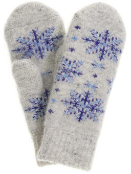 Варежки женские "Снежинка" КРУГ 3414-3