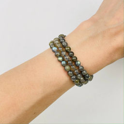 Бусины для украшений из Лабрадора 39 см