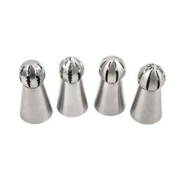 S-CHIEF SHF-0117 Набор кондитерских насадок нержавеющая сталь 6 см 4 шт металл