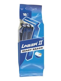 LASER II одноразовые бритвы с двумя лезвиями (10шт)