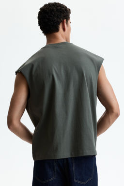 Camiseta sin mangas en algod?n Relaxed Fit - H&m фото 9