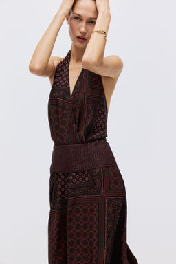 Vestido halter largo - H&m фото 3