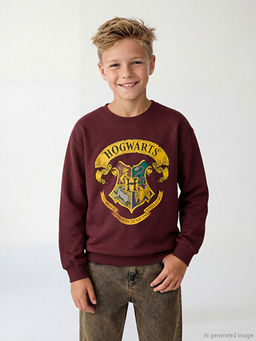 Erkek ?ocuk Harry Potter Bask?l? Sweatshirt
