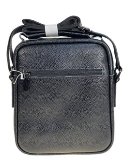 Сумка мужская из натуральной кожи, цвет черный - Greta фото 2