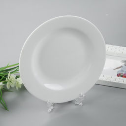 Цена за 10 шт. Подставка для тарелок декоративных d=10-13 см Diana, прозрачная, пластик, 10 см